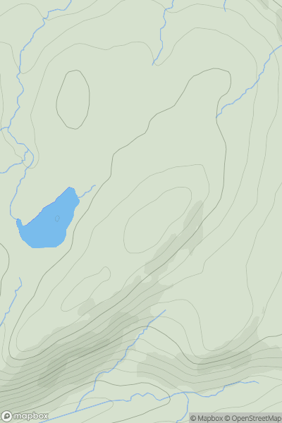 Thumbnail image for Creag a' Mhadaidh [Knapdale and Kintyre] showing contour plot for surrounding peak